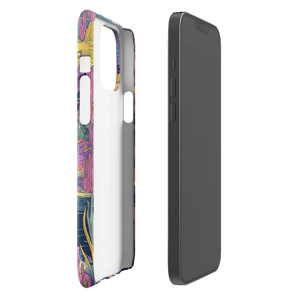 Underwater Dreamscape: A Playful Encounter | Phone Case |  13 Pro Max | Snap Case | Glossy