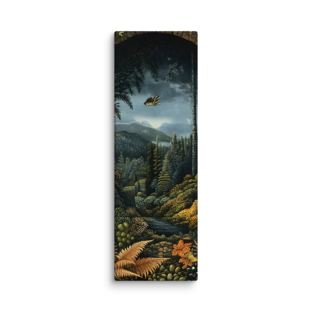 Whispers of the Enchanted Forest | Canvas | 12″×36″