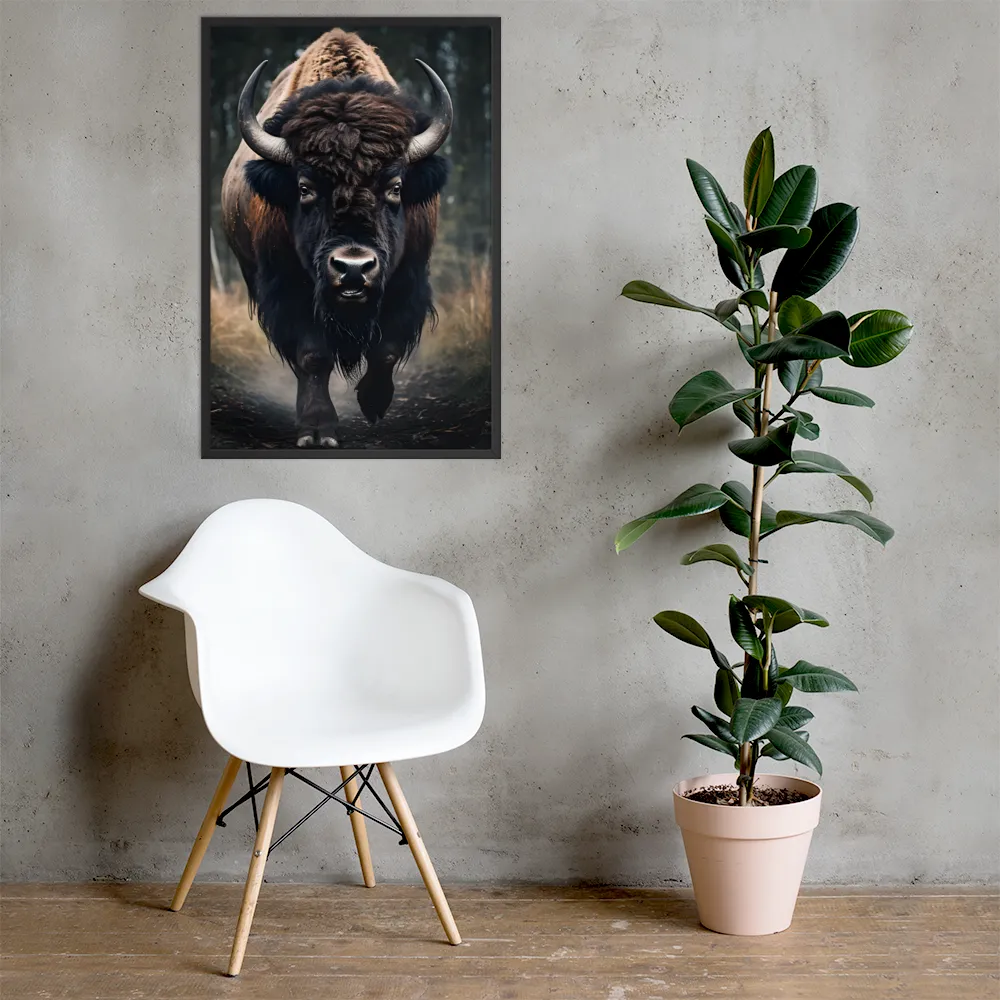 Majesty in the Wilderness | Poster with Black Frame | 24″×36″