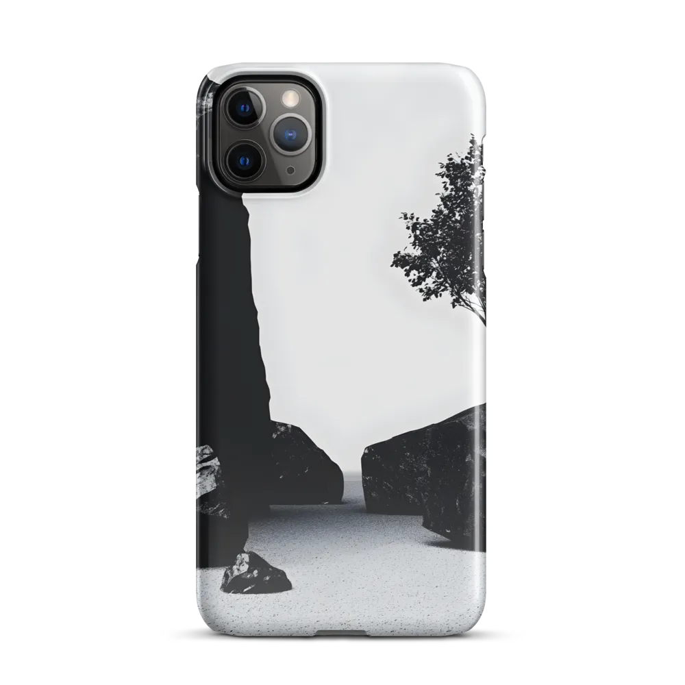 Serenity in Monochrome | Phone Case |  11 Pro Max | Snap Case | Glossy