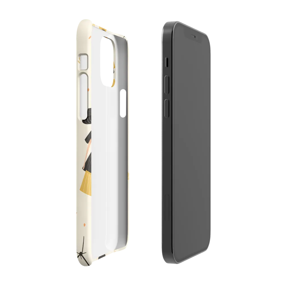 Whimsical Patterns of Nature and Femininity | Phone Case |  12 | Snap Case | Matte