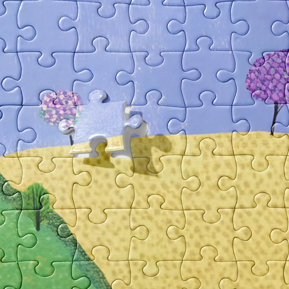 Whimsical Hills and Quaint Homes | Jigsaw Puzzle | 252/520 pieces