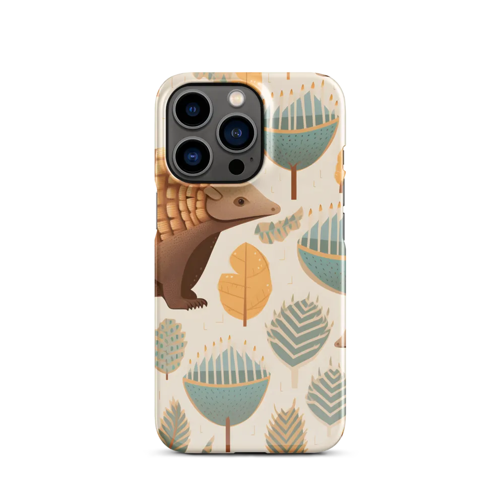 Pangolins in a Whimsical Habitat | Phone Case |  13 Pro | Snap Case | Glossy