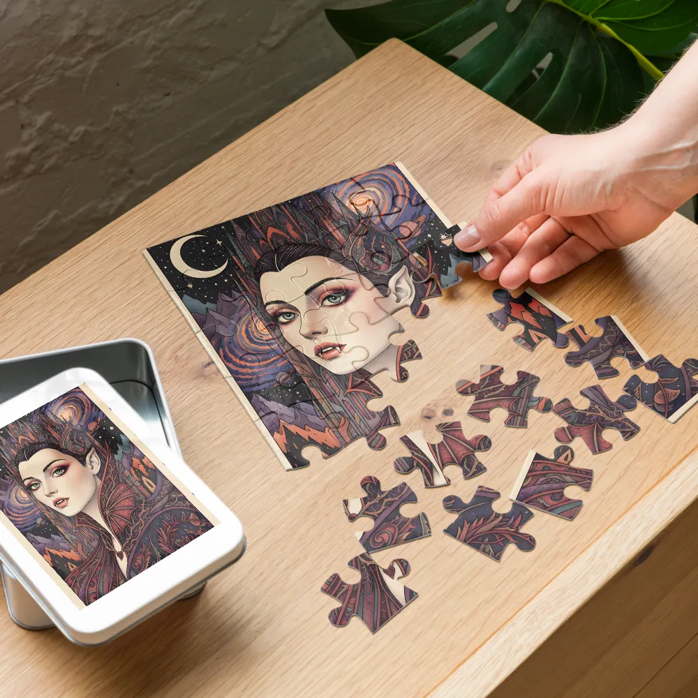 Celestial Vampire 
 Jigsaw Puzzle in Tin Box