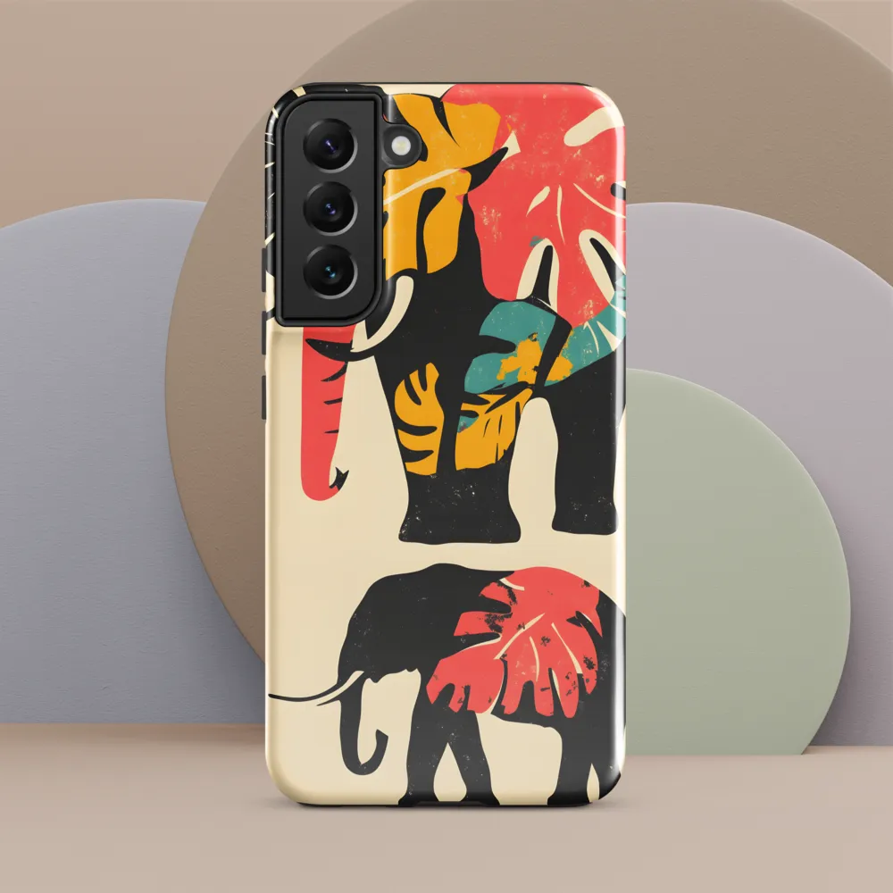 Tropical Elegance: The Elephant's Dance