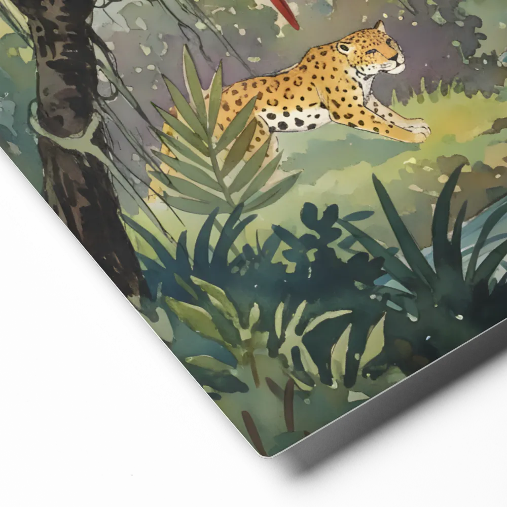 Rainforest River Serenity 
 Metal Print | 16″x 20″