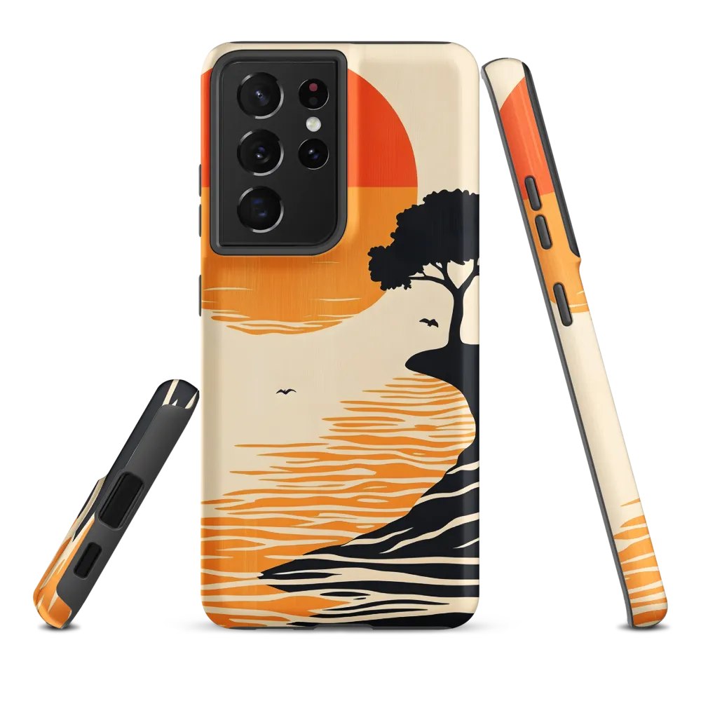 Serene Sunset | Phone Case |  S21 Ultra | Tough Case | Matte