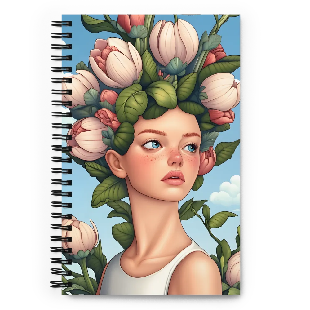 Whispers of Serenity | Spiral Notebook