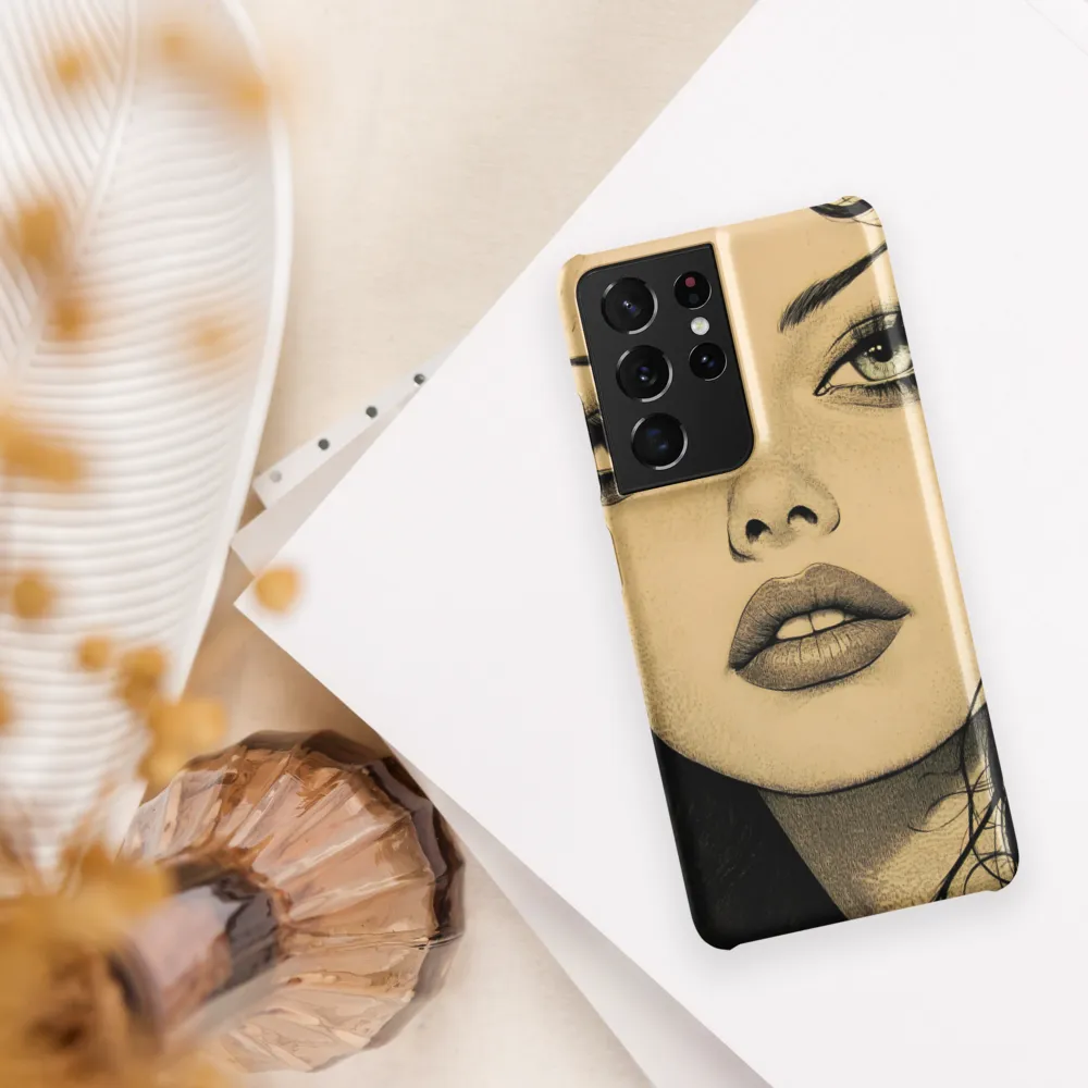Enigmatic Gaze | Phone Case |  S21 Ultra | Snap Case | Matte