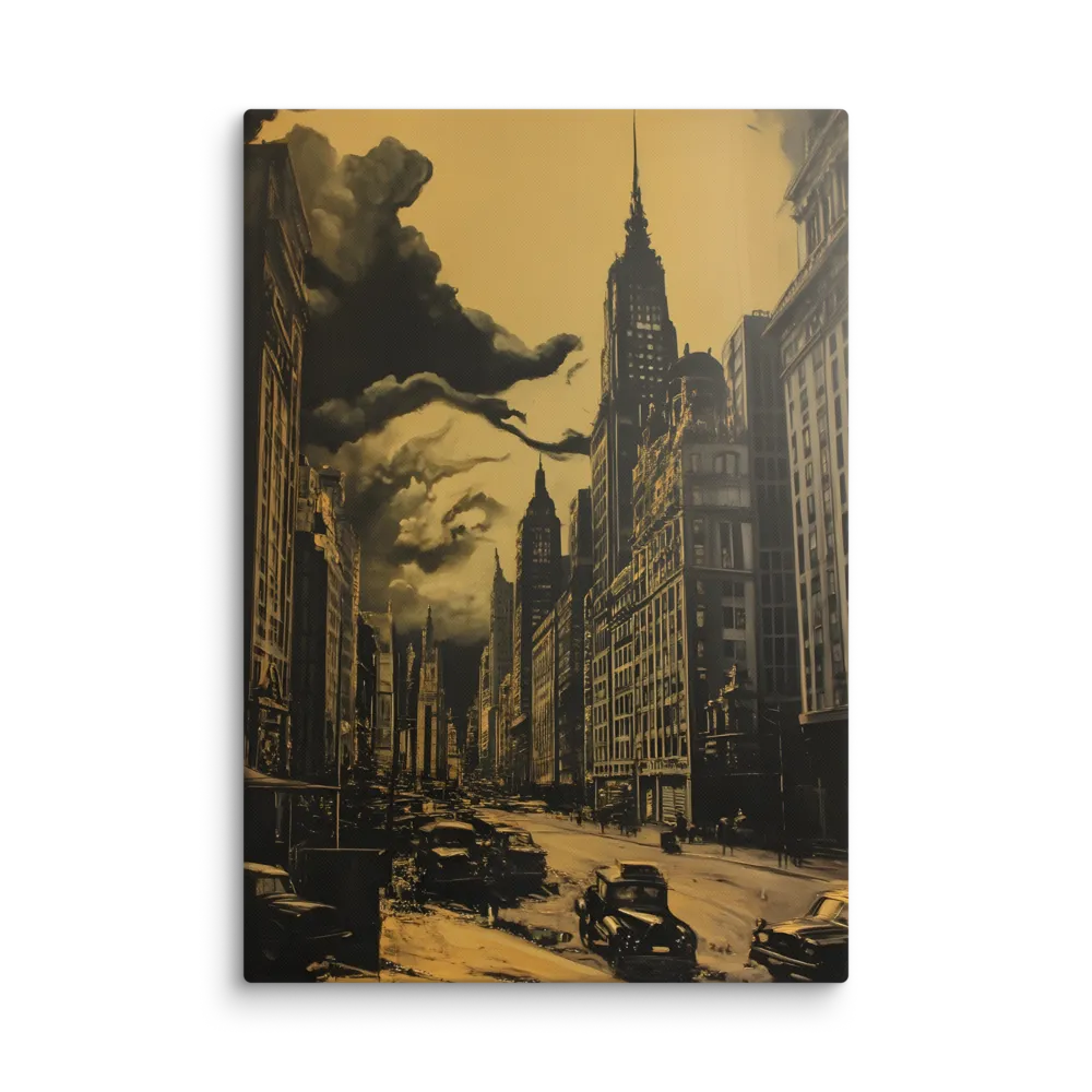 Echoes of a Forgotten Skyline | Canvas | 18″×26″