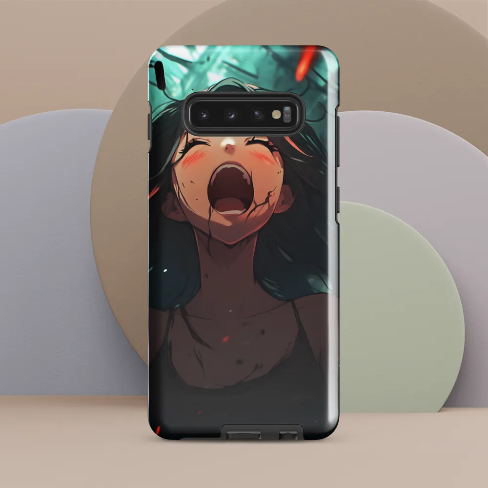 Scream of Pain | Phone Case |  S10 Plus | Tough Case | Glossy