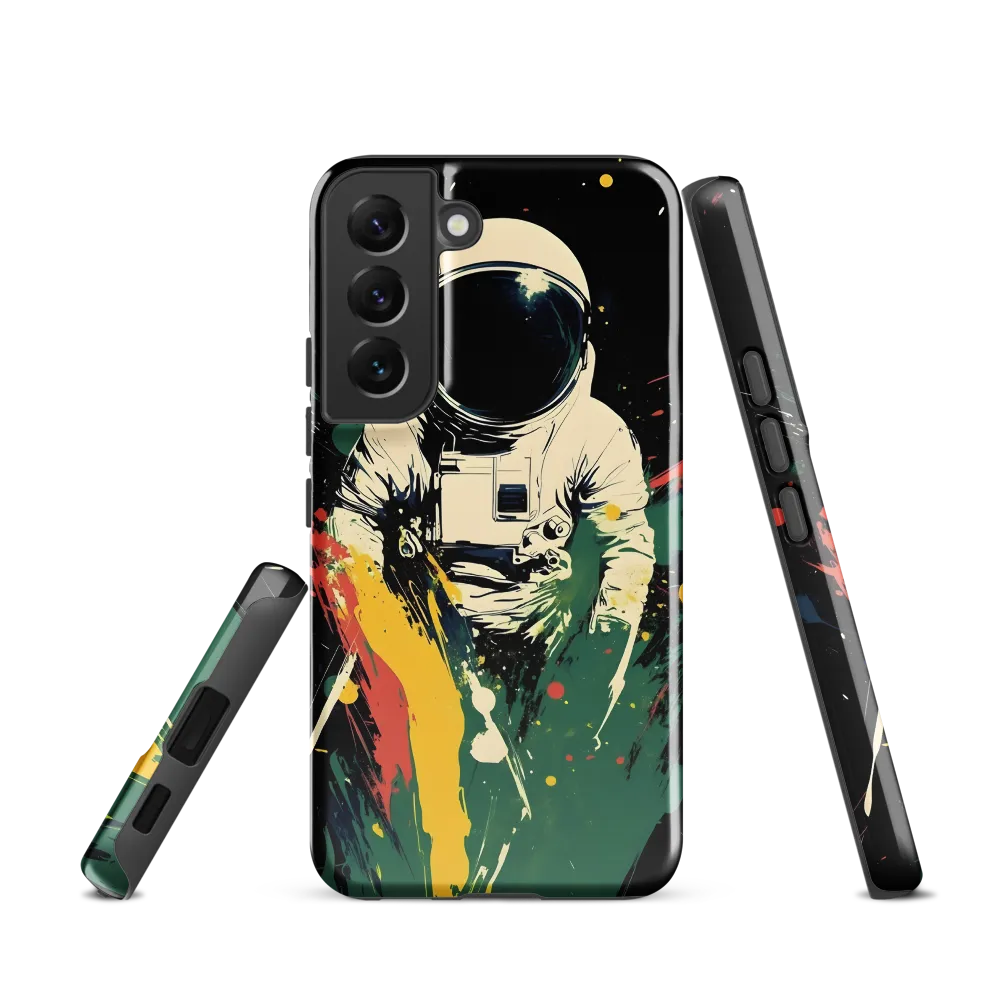 Cosmic Splash: The Astronaut's Journey