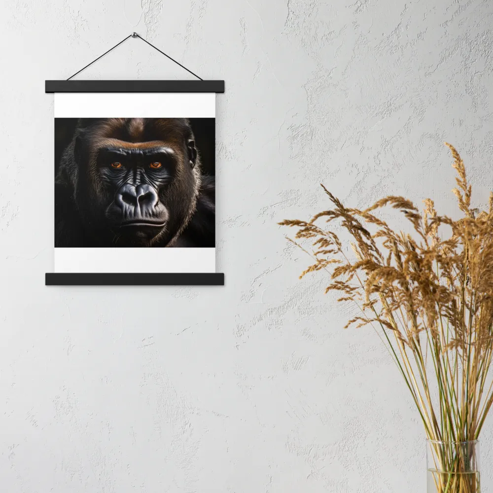 Majestic Gaze | Poster With Black Wood Hanger | 11″×14″