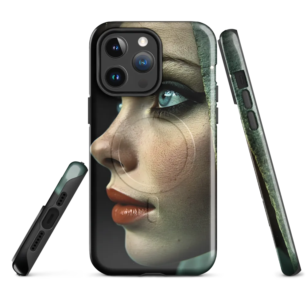 Gaze of Elegance | Phone Case |  14 Pro Max | MagSafe® Tough Case | Glossy