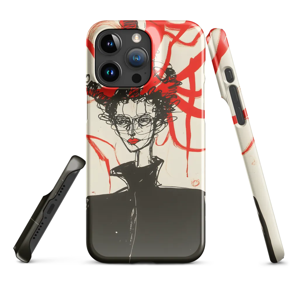 Dramatic Elegance in Red and Black