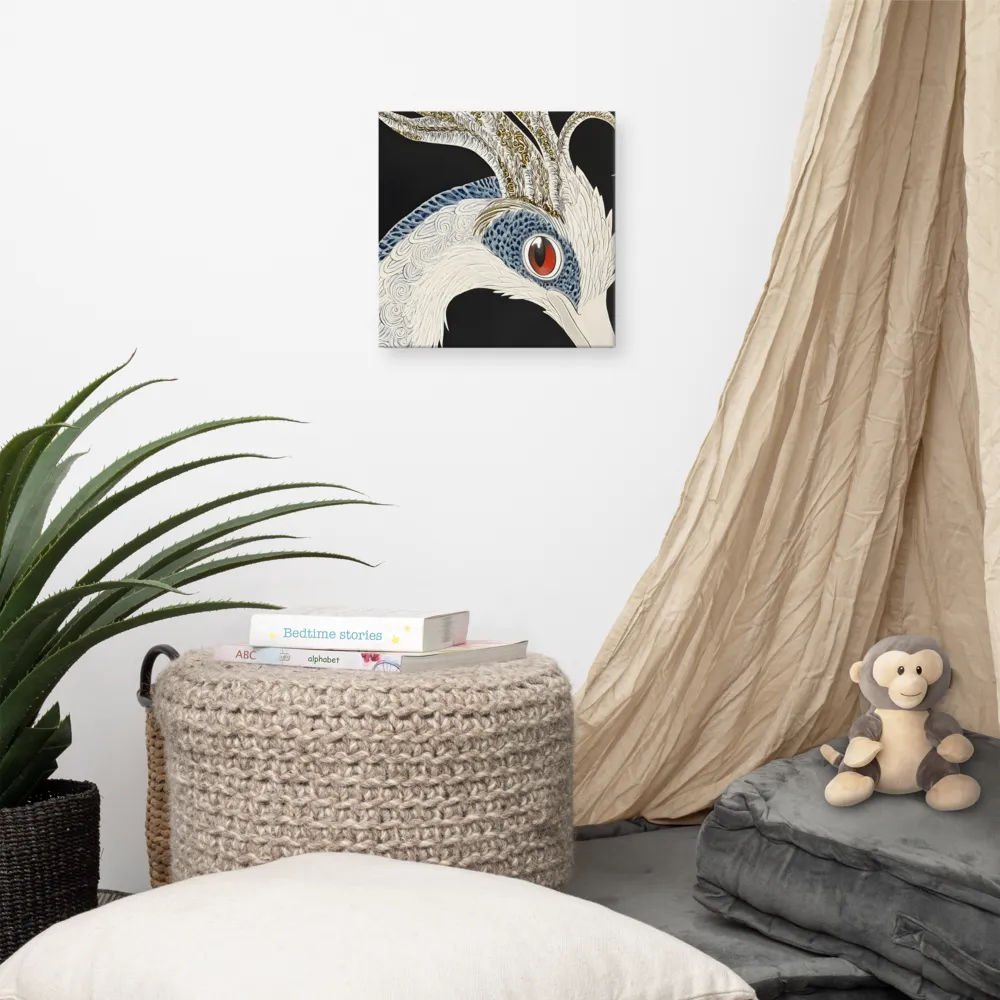Elegance of the Majestic Peacock | Canvas | 12″×12″