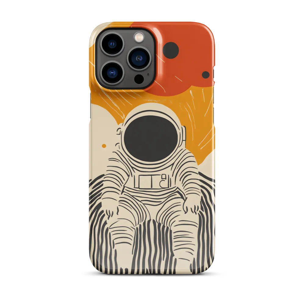 Astronaut in Cosmic Thoughts | Phone Case |  13 Pro Max | Snap Case | Glossy