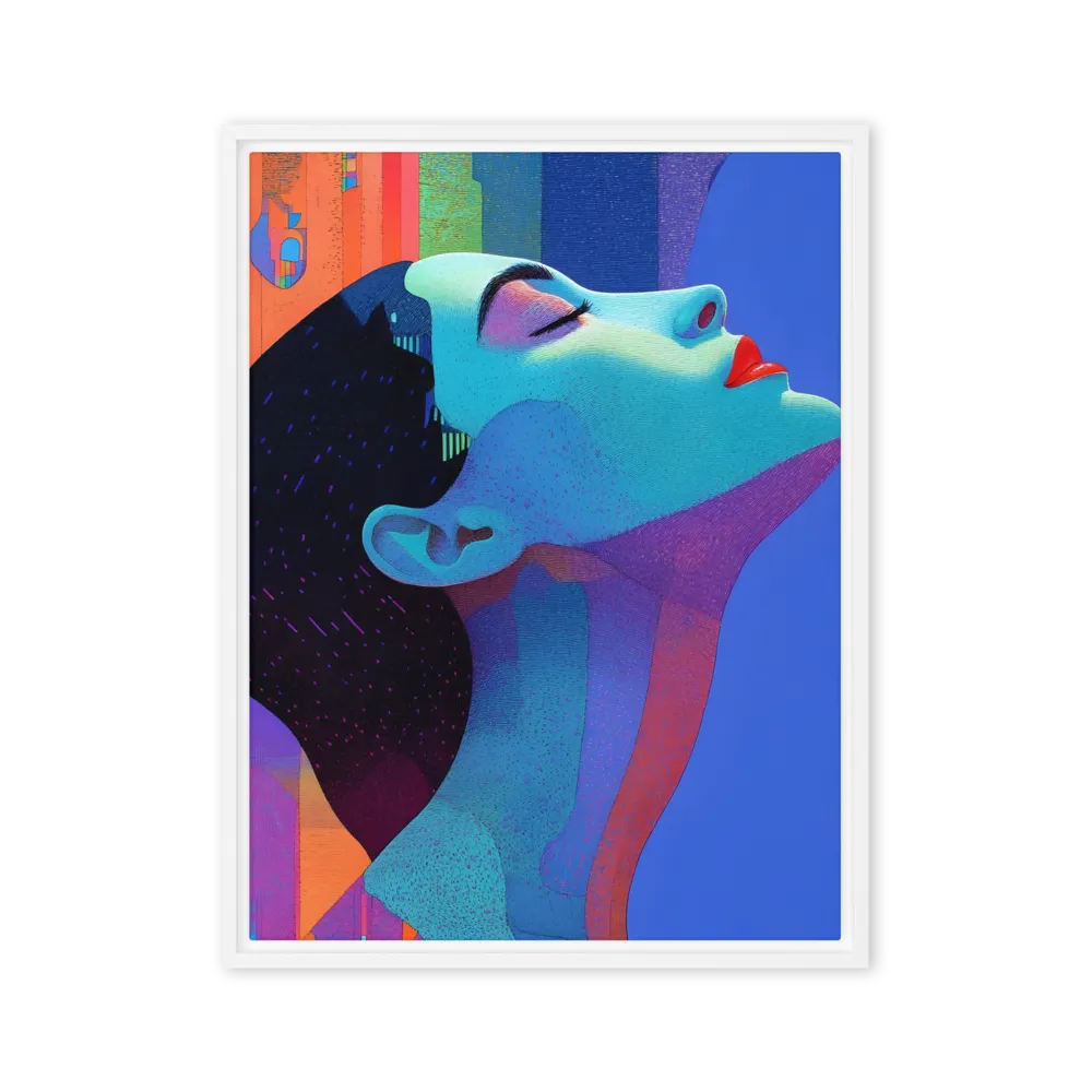 Ethereal Reverie | Canvas with White Frame | 24″×32″