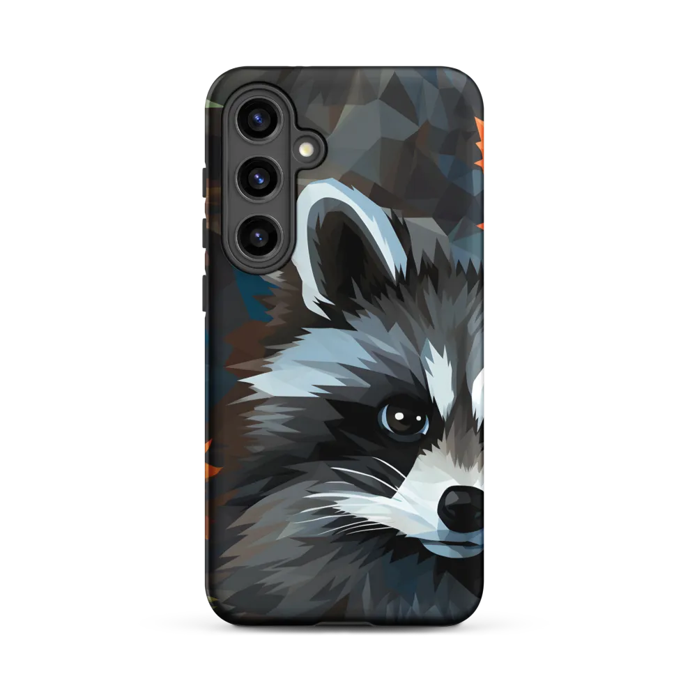 Whispers of Autumn: The Raccoon's Gaze