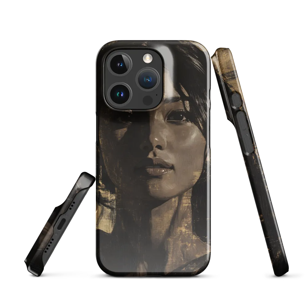 Golden Gaze: A Contemporary Portrait