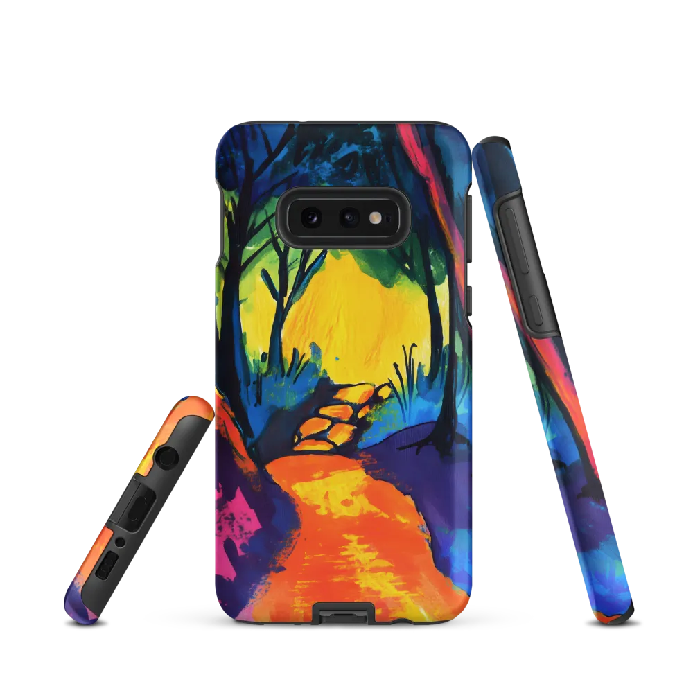 Path Through a Vibrant Forest