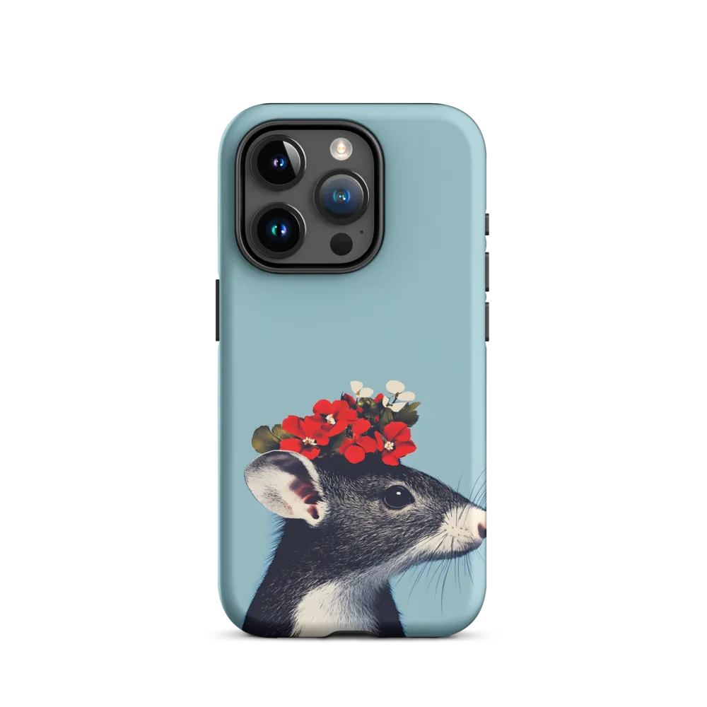 Whimsical Flora: A Mouse's Floral Crown