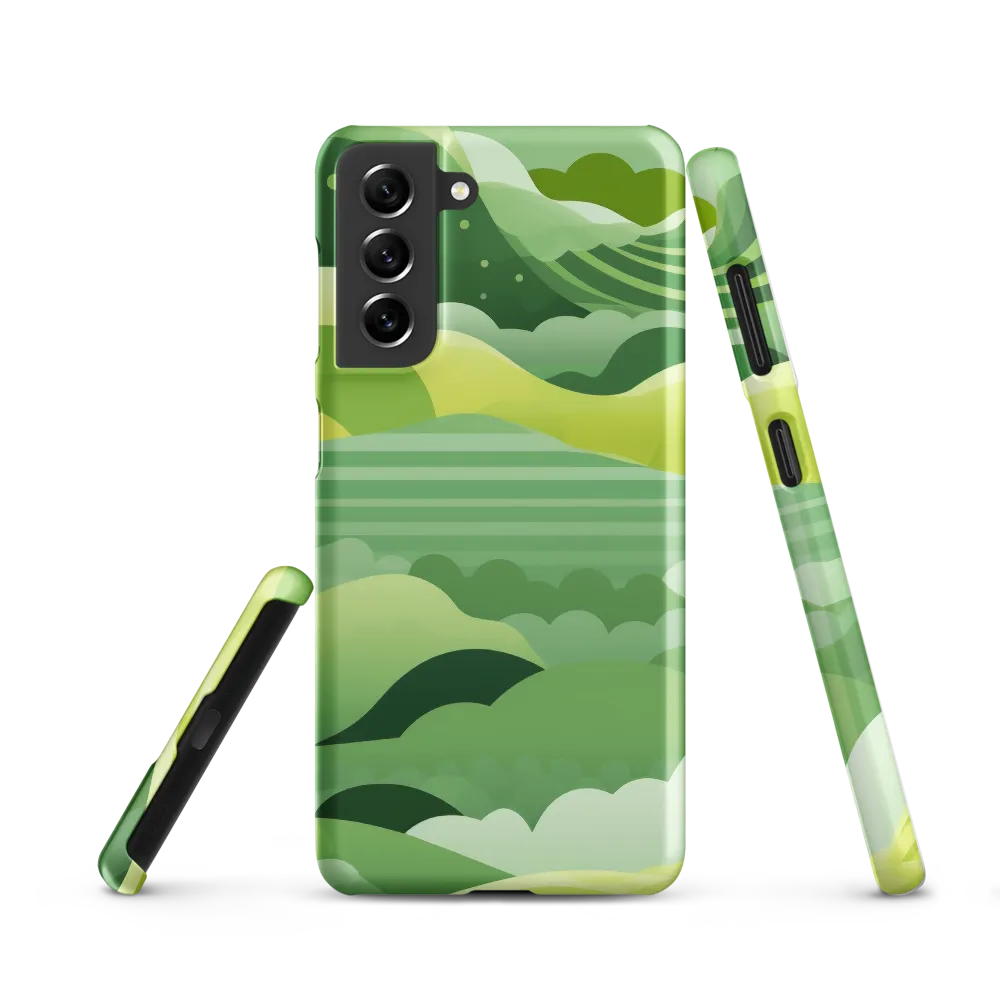 Tranquility in Green Waves