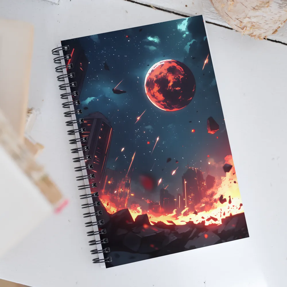 Celestial Catastrophe | Spiral Notebook