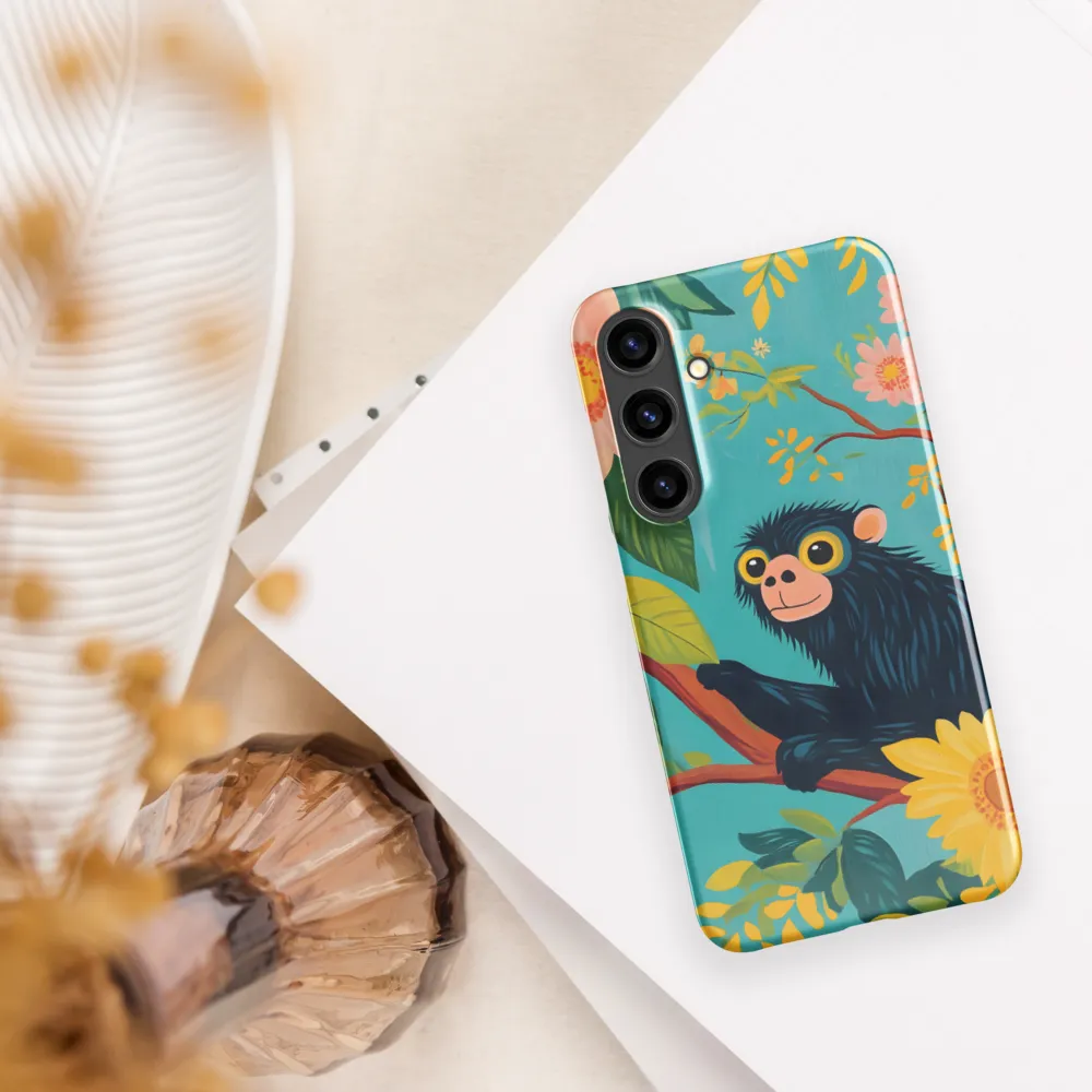 Joyful Encounter in a Floral Paradise