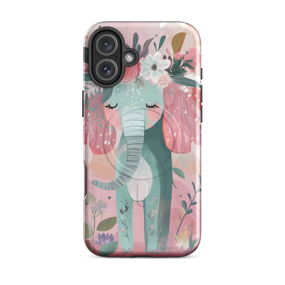 Whimsical Elephant in Bloom