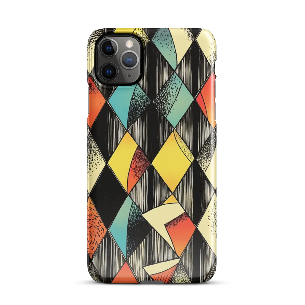 Dynamic Geometric Abstraction | Phone Case |  11 Pro Max | Snap Case | Glossy