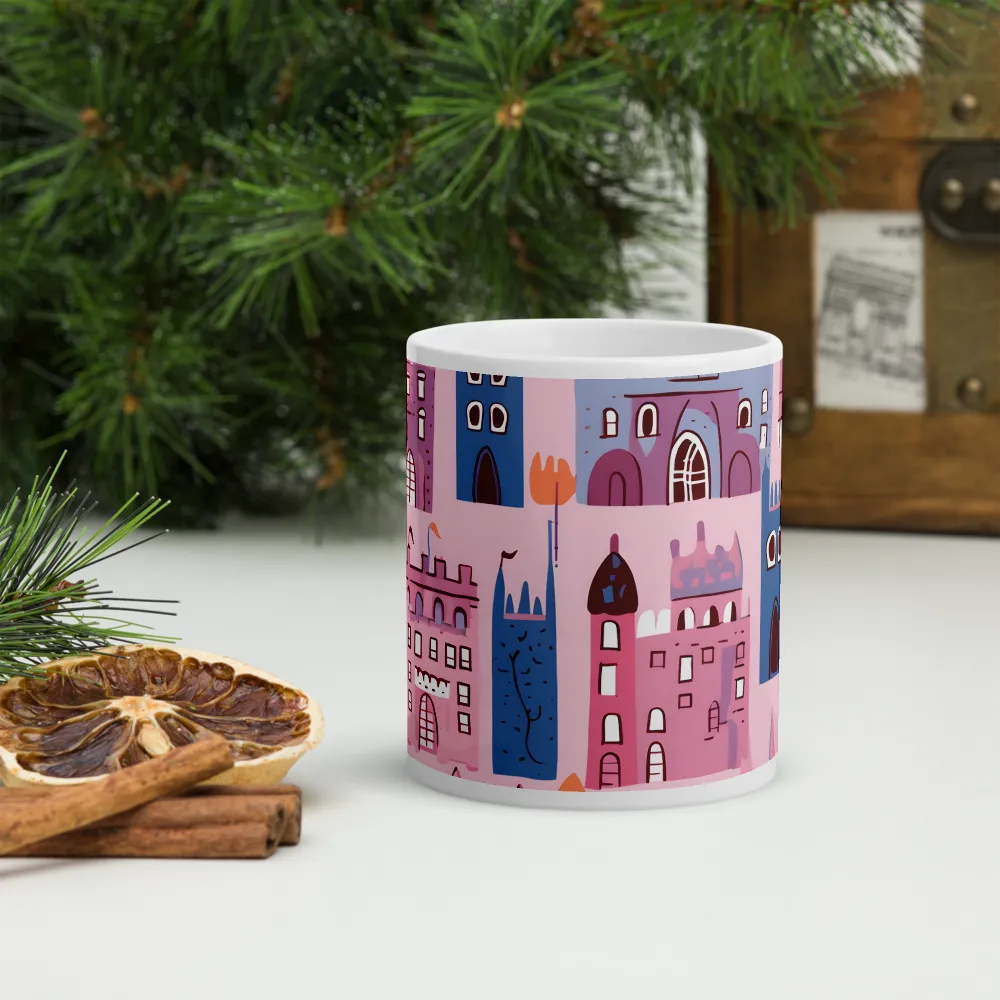 Whimsical Castles: A Playful Tapestry | Mugs | Multiple Sizes & Colors