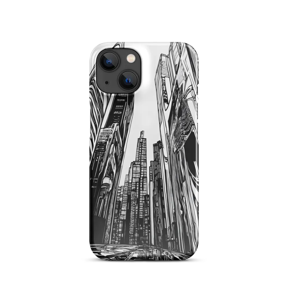 Urban Echoes: A Line Art Journey