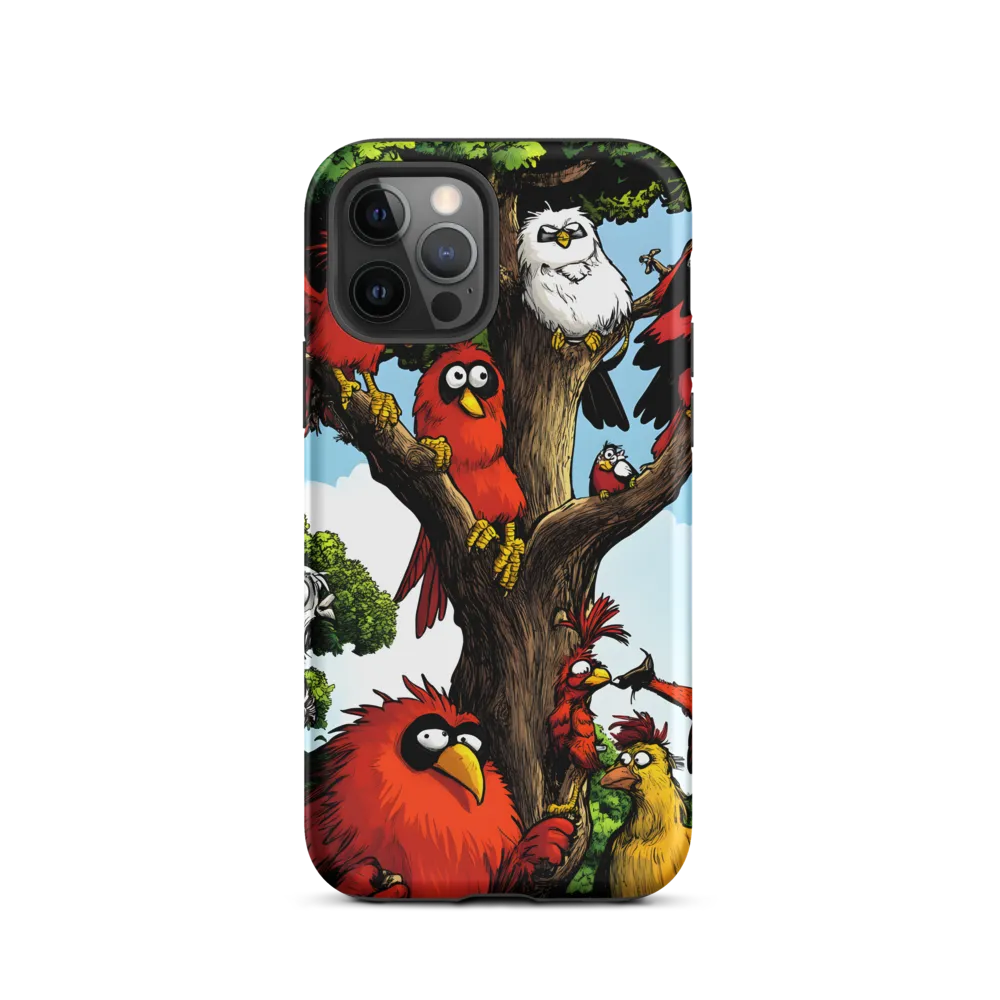 Whimsical Avian Gathering