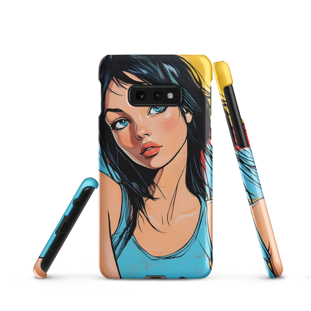 Vibrant Portrait of Modern Youth | Phone Case |  S10e | Snap Case | Matte