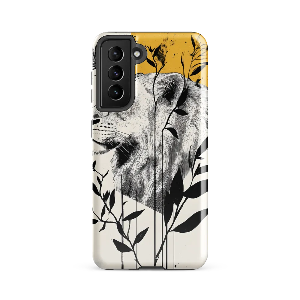 Regal Serenity: The Lion and Flora