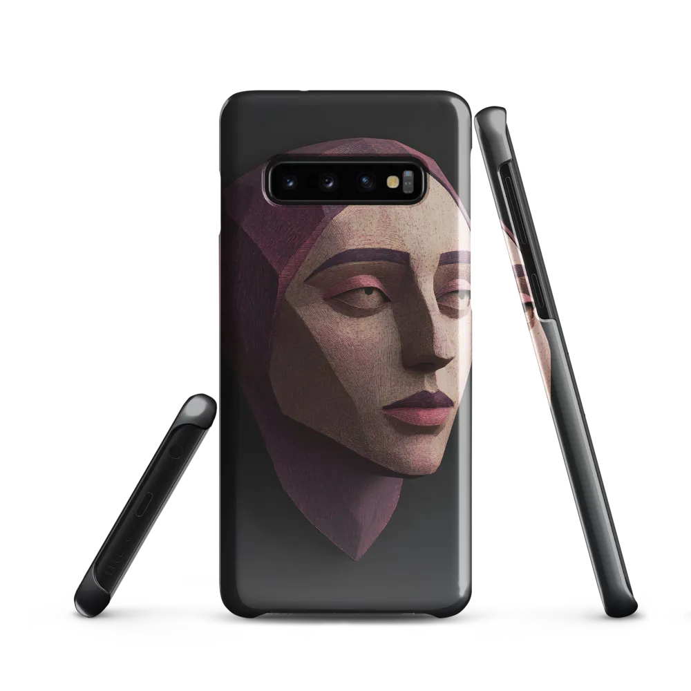 Geometric Elegance: A Contemporary Portrait