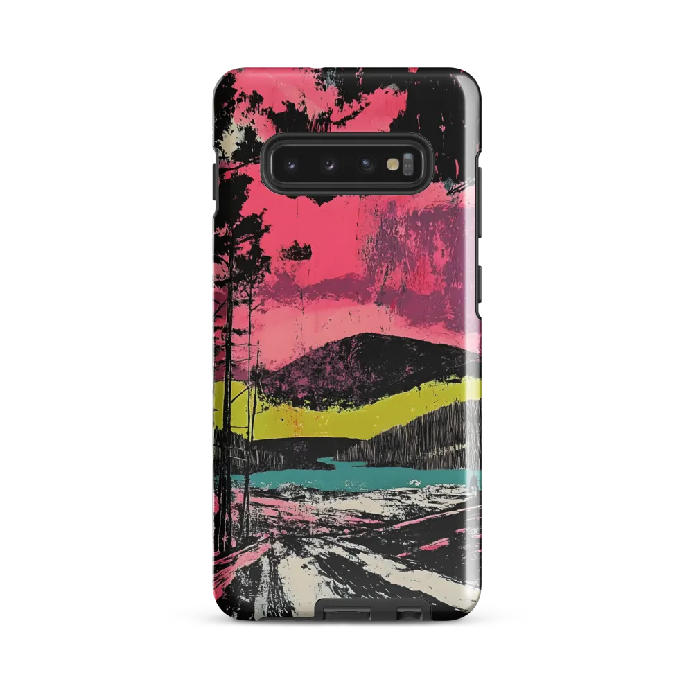 Vibrant Horizons: A Landscape in Contrast | Phone Case |  S10 Plus | Tough Case | Glossy