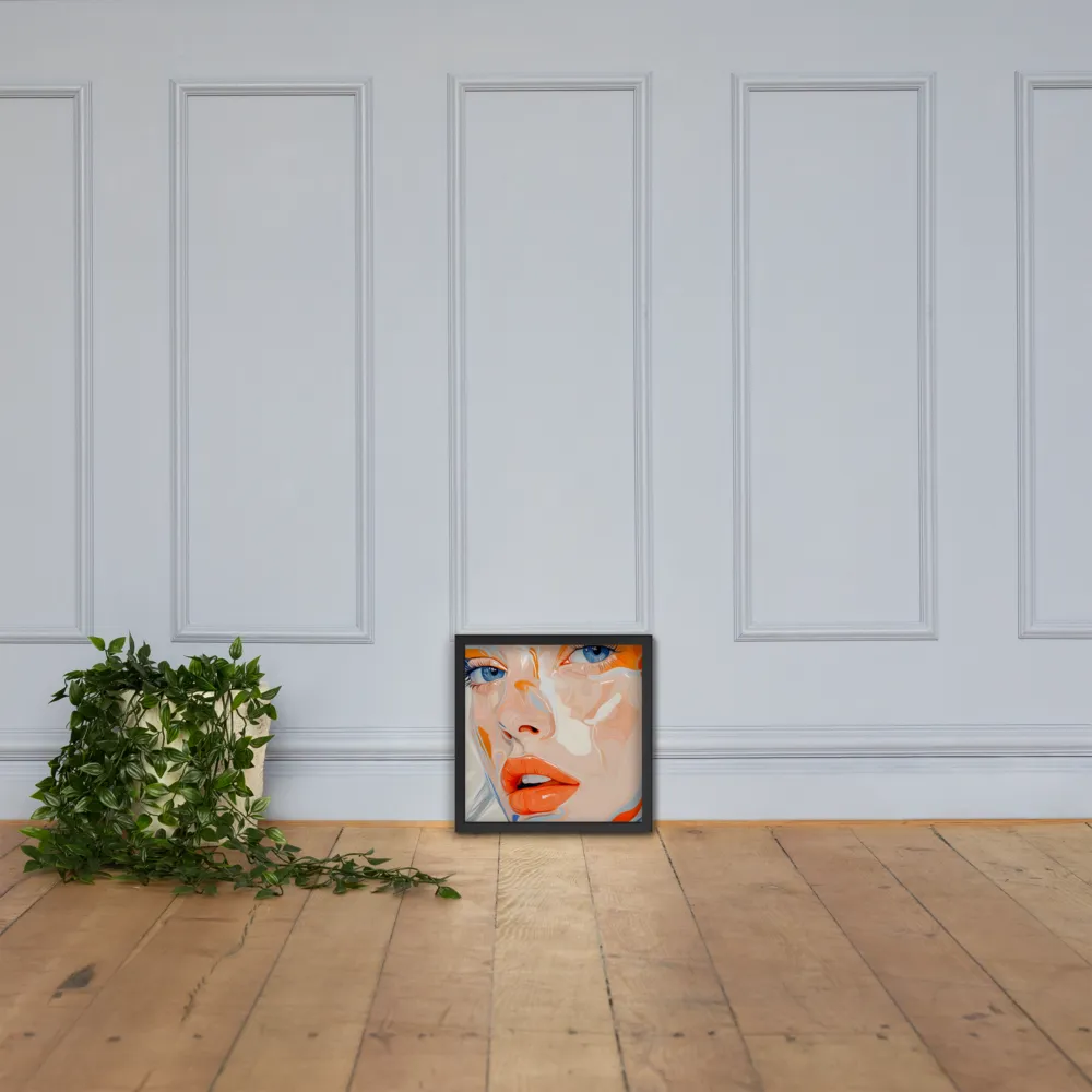 Ethereal Expressions | Poster with Black Frame | 14″×14″