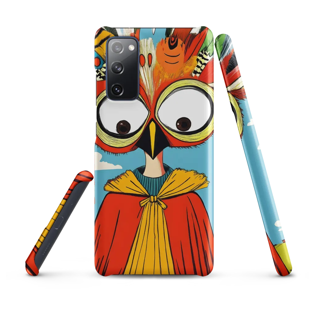 A Whimsical Encounter: The Owl-Human Fusion