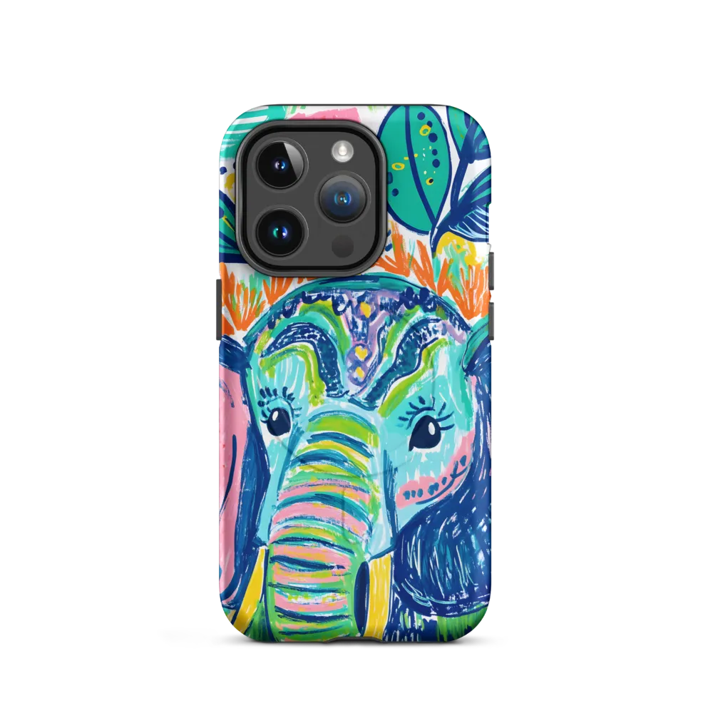 Whimsical Elephant Portrait