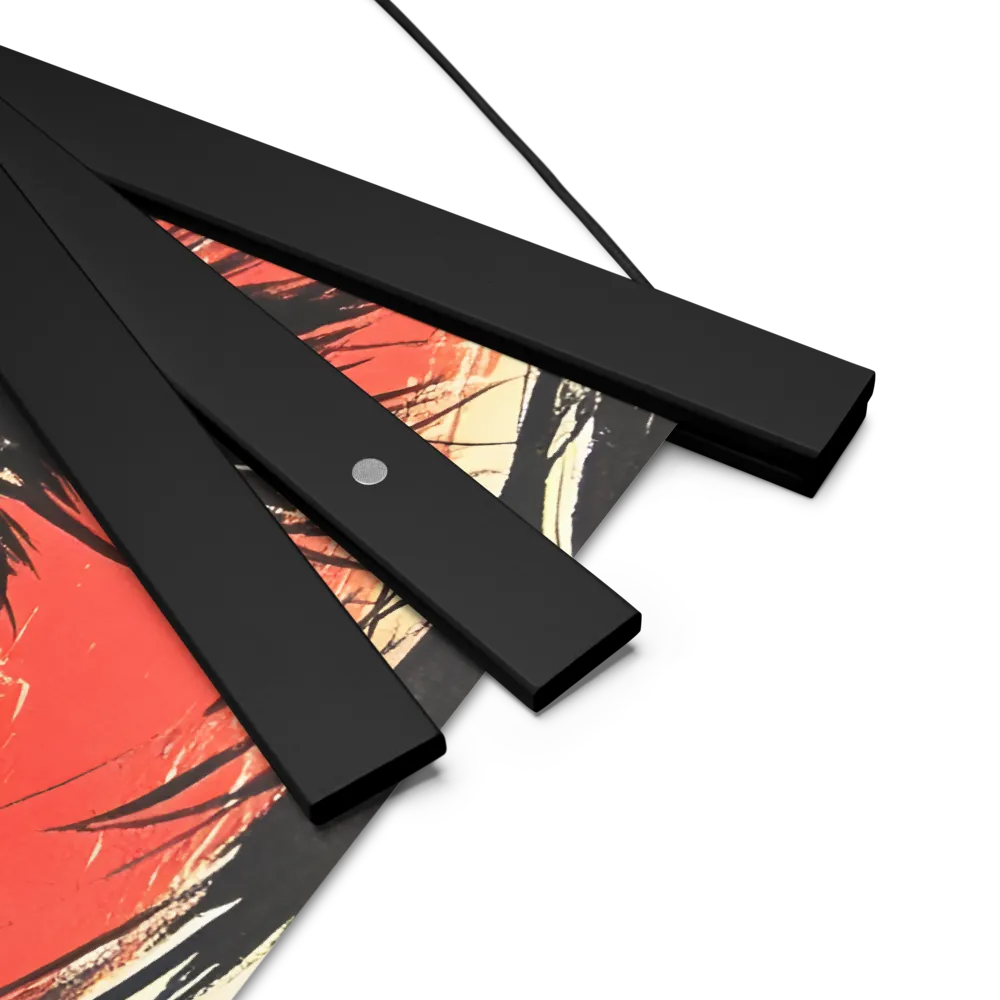 Gaze of Emotion | Poster With Black Wood Hanger | 14″×14″