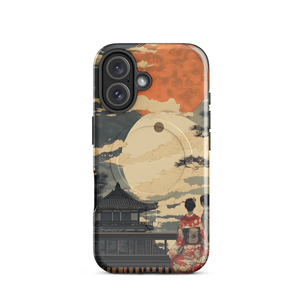 Under the Embrace of the Moon | Phone Case |  16 | MagSafe® Tough Case | Glossy