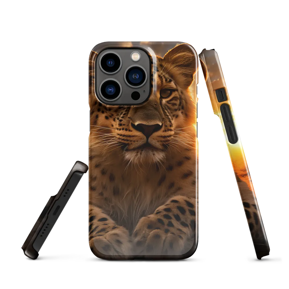 Regal Presence: The Leopard at Sunset
