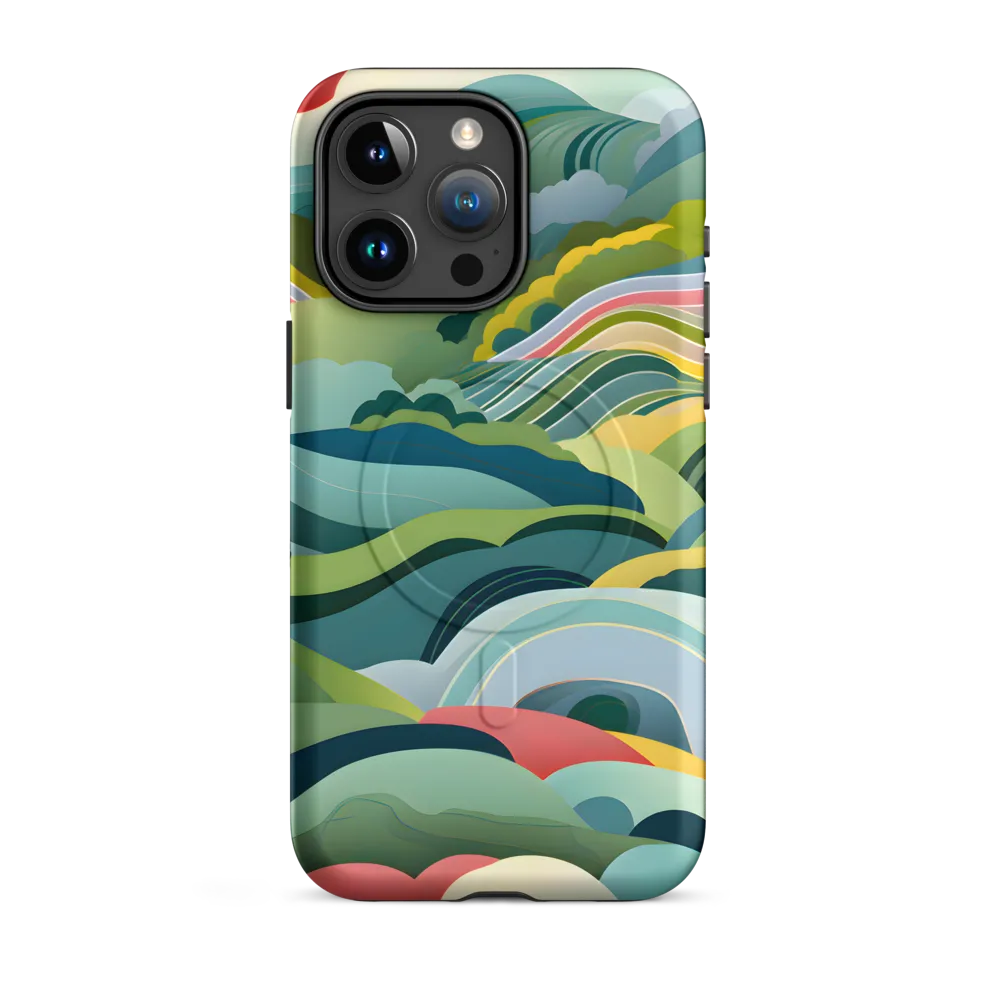 Waves of Serenity | Phone Case |  15 Pro Max | MagSafe® Tough Case | Matte