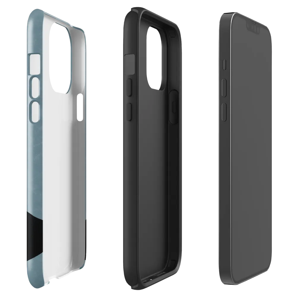 Minimalist Portrait of a Modern Man | Phone Case |  13 Pro Max | Tough Case | Glossy