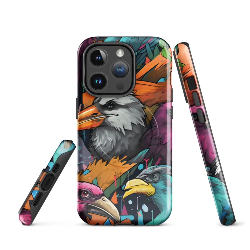 Avian Vortex: A Celebration of Color and Form