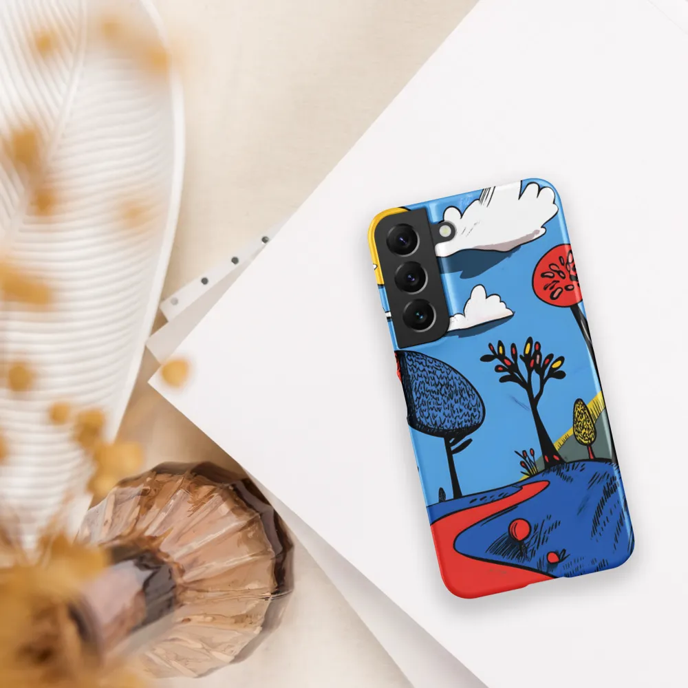 A Playful Journey Through Whimsical Woods | Phone Case |  S22 | Snap Case | Matte