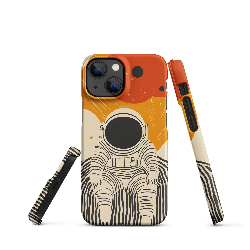 Astronaut in Cosmic Thoughts | Phone Case |  13 Mini | Snap Case | Matte
