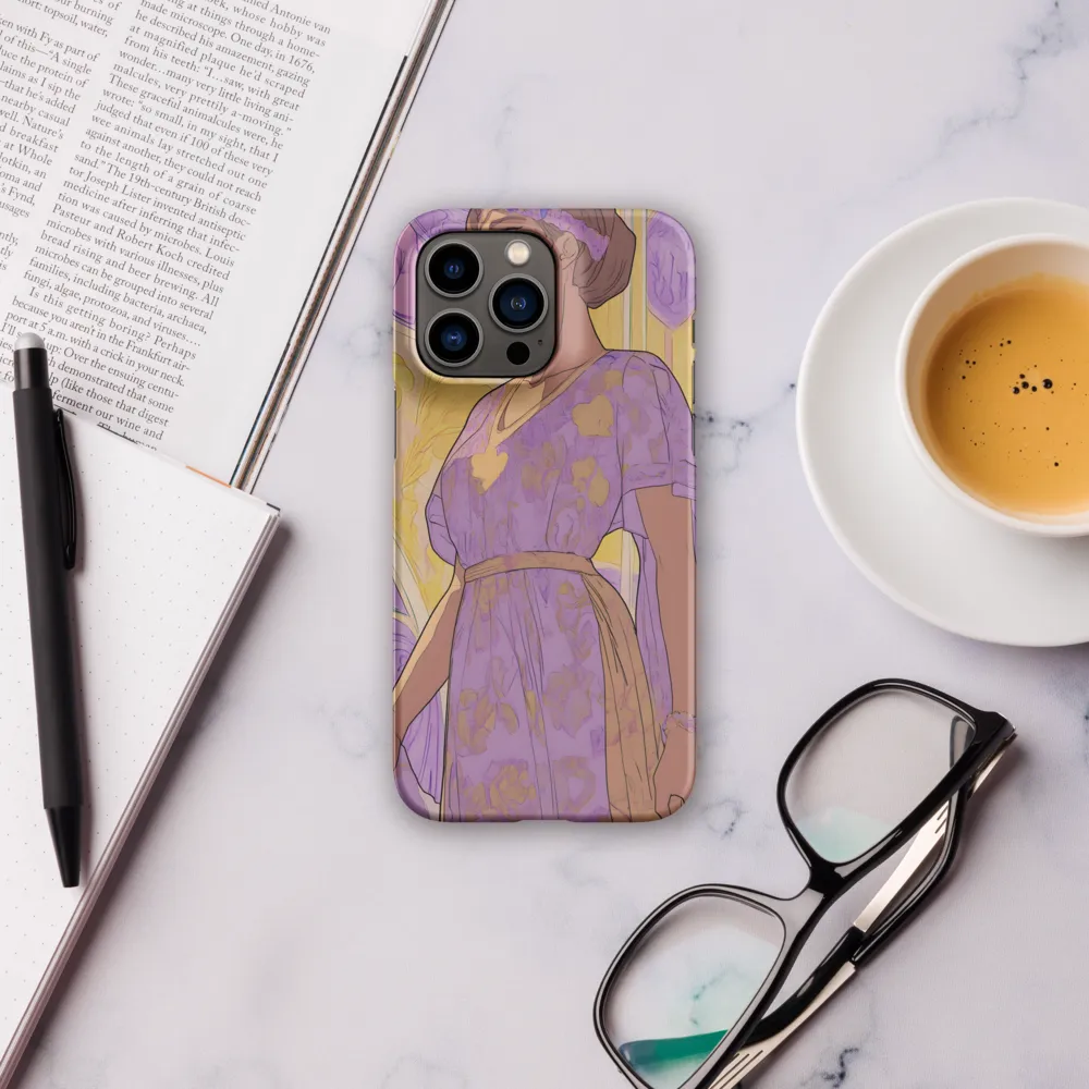 Elegance in Floral Harmony | Phone Case |  14 Pro Max | Snap Case | Matte